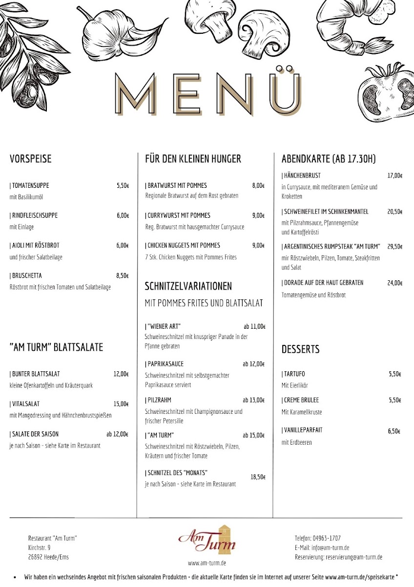 Menu Restaurant Cafe Catering 'am Turm'-1
